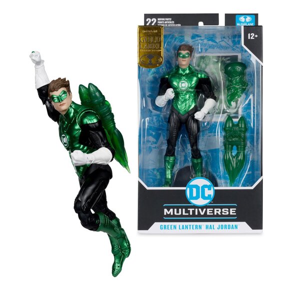 Green Lantern Hal Jordan Action Figure -DC Multiverse Gold Label -McFarlane Toys - Picture 1 of 9